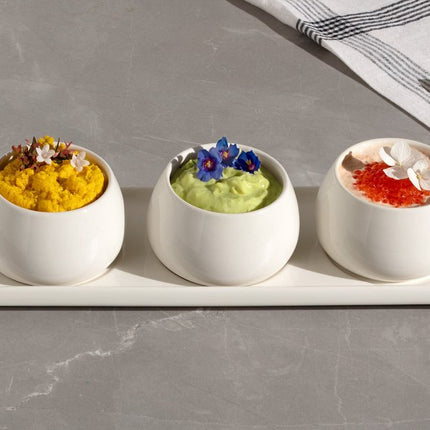 Secret de Gourmet Nora Aperitief set - 4-delig - Wit