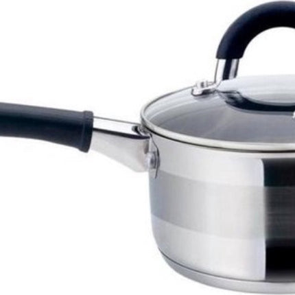 Kinghoff 1255 - steelpan met deksel - rvs - 1,5 liter