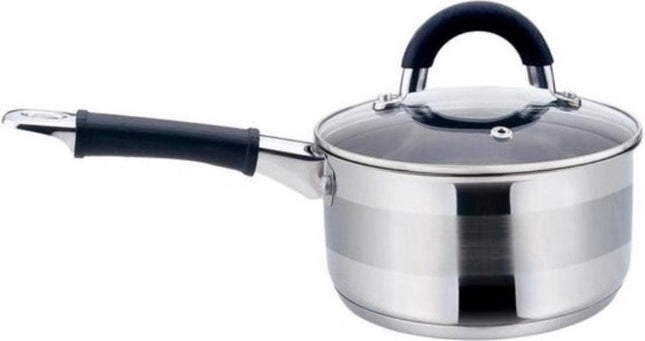 Kinghoff 1255 - steelpan met deksel - rvs - 1,5 liter