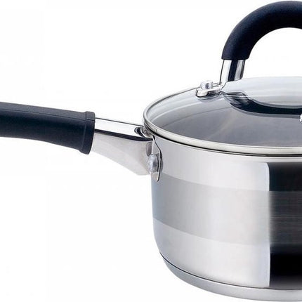 Kinghoff 1256 - steelpan met deksel - Ø18 cm - rvs - 2,1 liter