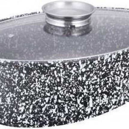 Klausberg KB-7366 Braadpan - met deksel - 8L - Gietijzer