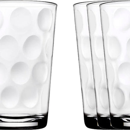 Drinkglazen/waterglazen Space - 6x stuks - transparant - inhoud 210 ml - 7x 10 cm