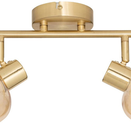 Atmosphera Pilia Plafondlamp - 28x11x19cm - Goud/Amber