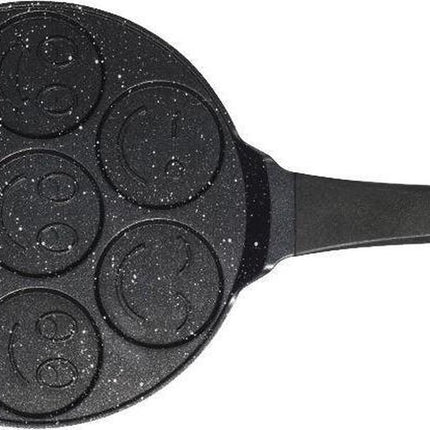 Crêpemaker - pancake pannenkoeken 7 kop x ø 8cm  met figuur - ø26cm