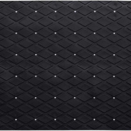 Antislipmat zwart 69x39 cm - Douchemat douche - Badmat antislip bad
