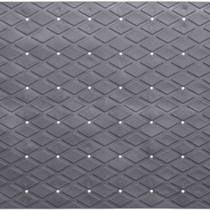 Antislipmat badkamer met zuignappen 70x35cm - Grijs - Bad douche - Antislip badmat kinderen