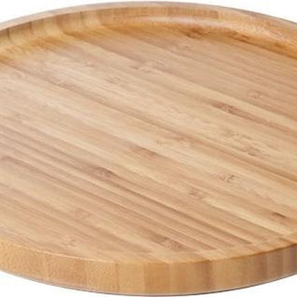 Hapjesplank - Serveerplank - Rond - 28x1,8cm - Hout.