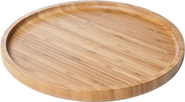 Hapjesplank - Serveerplank - Rond - 28x1,8cm - Hout.