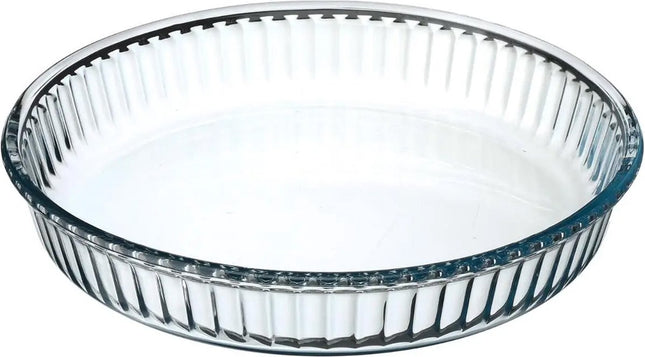Borcam Ronde taartvormen|ronde ovenschaal glas transparant 26 x 3 cm