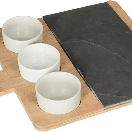 Secret de Gourmet - Serveerplank - Borrelplank - Tapasplank - Amuse-bouche set - Bamboe