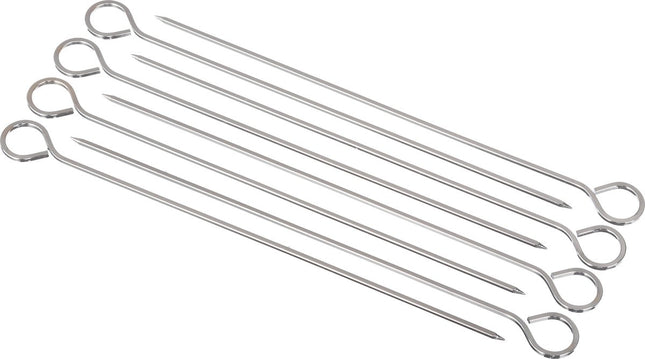 8x BBQ Spiezen van Metaal - Barbecue Accessoires voor Vlees en Vis