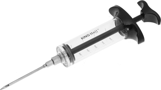 Kinghoff 3902 – Injectiespuit voor marineren vlees – 30 ml