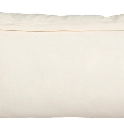 Atmosphera Sierkussen Macrame Ibiza voor binnen - 2x - creme wit - 30 x 50 cm - katoen/polyester