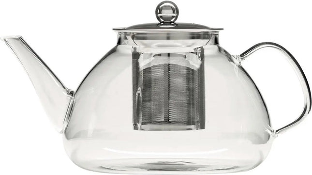 Secret de Gourmet - Theepot - glas/rvs - met filter - 1300 ml