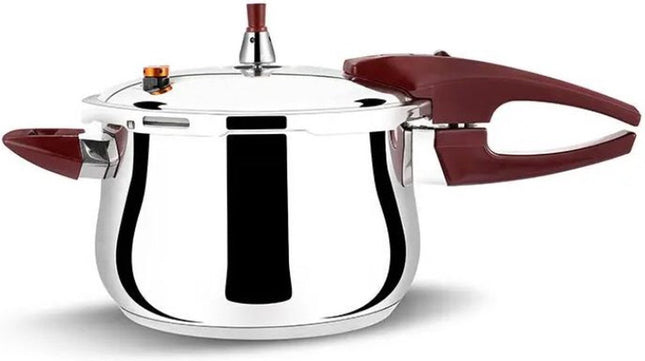 Snelkookpan 6 liter roestvrijstaal - inductie - pressure cooker 6 Liter - RVS