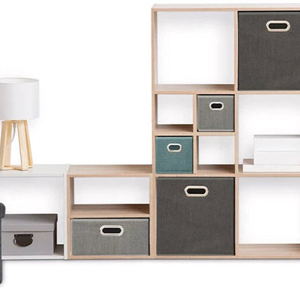 5Five Opbergmand petrol blauw - 15 x 31 x 15 cm (S) - Opvouwbaar