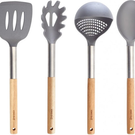 Kinghoff 1325 Kookgerei set - 7-delig - massief acaciahout