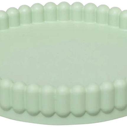 4-delige Lichtgroene Badkamer & Keukenset - Zeepdispenser, Zeepbakje, Tandenborstelhouder en Plateau - Modern Design van Hars - Zeeppomp - Zeepset