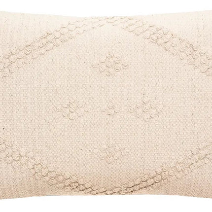Sierkussen - Macramé D Safari Tuin Woonkamer Decoratie - Ecru - 58 Cm X 38 Cm