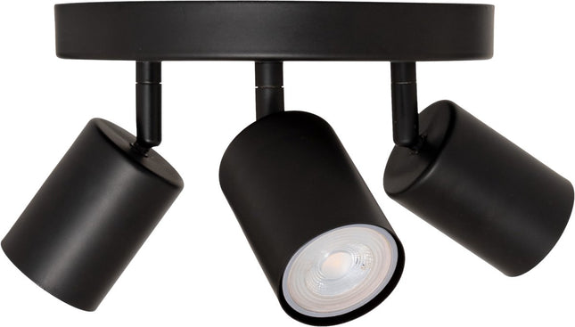 Atmosphera Vico Plafondlamp - Ø20xH14cm - Zwart