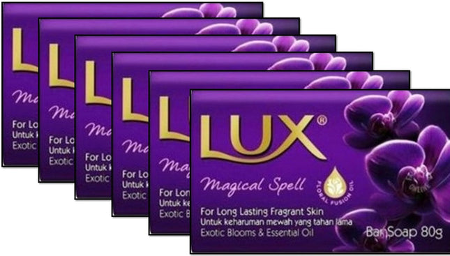 Lux Zeep - Magical Spell - Zwarte Orchidee - Voordeelverpakking 6 Stuks