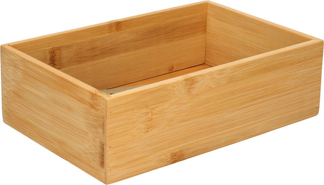 5Five Lade bamboe bakjes 7 cm hoog - 15 x 23 (M)