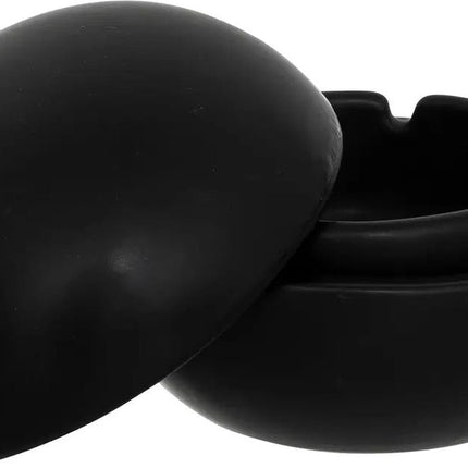 Atmosphera asbak Olm - Zwart - Keramiek - Dia 10 cm