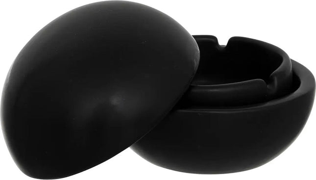 Atmosphera asbak Olm - Zwart - Keramiek - Dia 10 cm