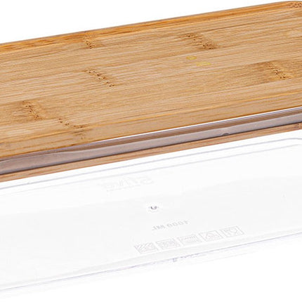 5Five - Keuken voorraadpot - Berlino - kunststof/bamboe - 500 ml