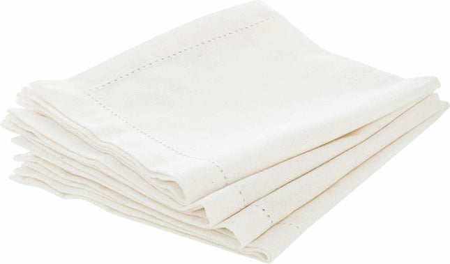 Atmosphera CHAMBRAY servetten 40 x 40 cm 4 stuks