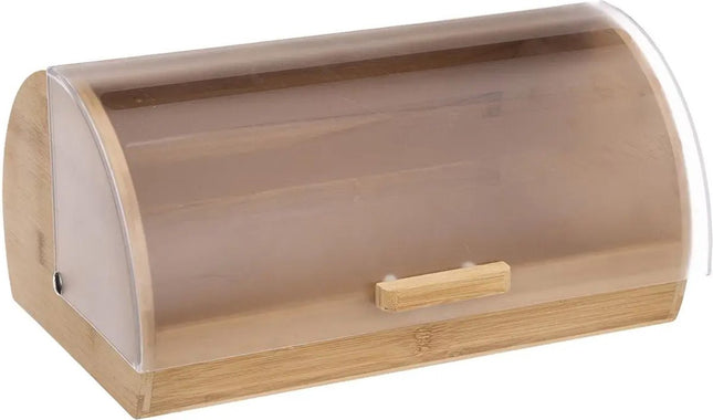 5Five - Broodtrommel met afsluitbare klep 38 x 28 x 18 cm - Bamboe
