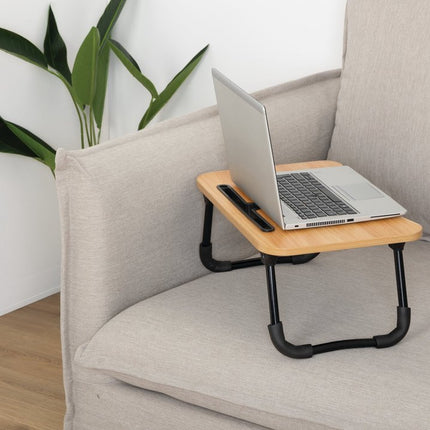 5Five Athome Opvouwbare Computersteun - 48x30x21cm - Beige