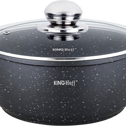 Kinghoff 1595 - Braadpan - met Aromaknop - 24 cm - 4.5 liter