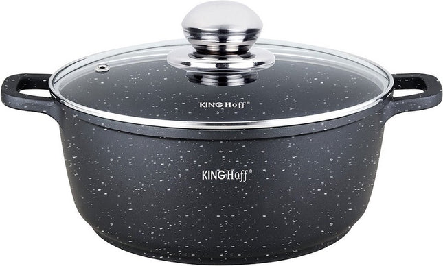 Kinghoff 1595 - Braadpan - met Aromaknop - 24 cm - 4.5 liter