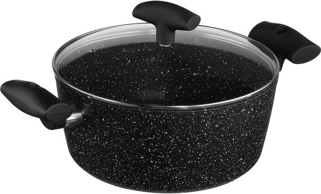 Pan Aluminium 24 cm zwart zwart