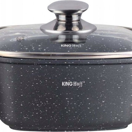 Kinghoff 1602 - Vierkante braadpan - 22 cm - 3.7 liter