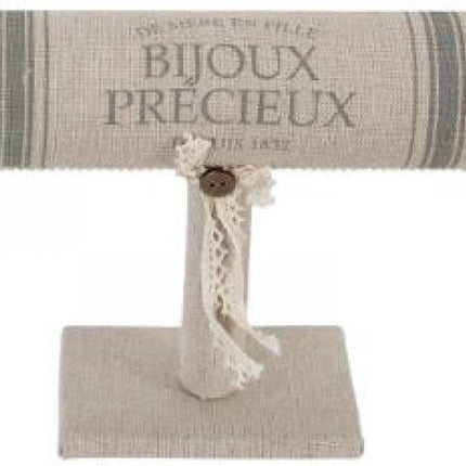 Luxe Stoffen sieraden standaard / display - 5 cm diameter - Horloges en armbanden sieraden houder