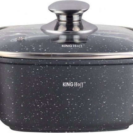 Kinghoff 1601 - Vierkante braadpan - 20 cm - 2.8 liter