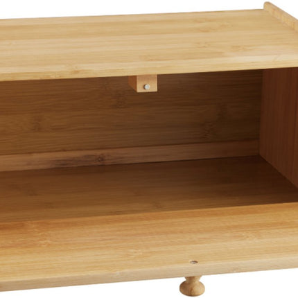 KLAUSBERG Bamboe Broodtrommel - 39,5x24,5x18 cm - Natuurlijke Broodbak voor Fris Brood - KB-7933 - Brooddoos - Brood vershouddoos