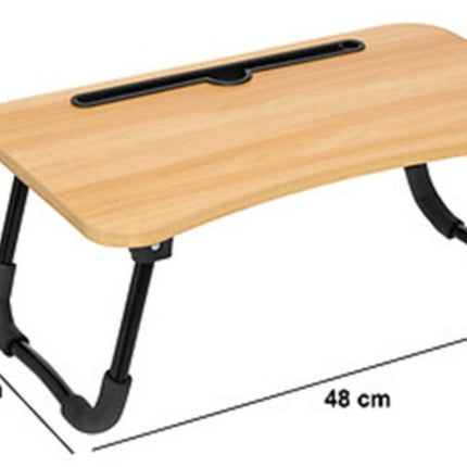 5Five Athome Opvouwbare Computersteun - 48x30x21cm - Beige