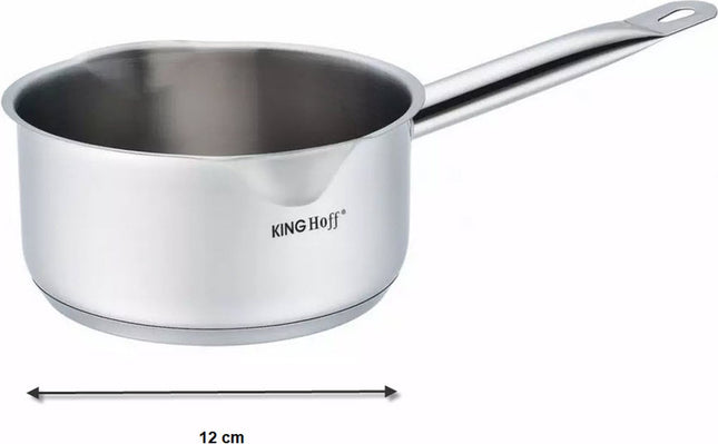 Kinghoff 1123 steelpan - Ø12 cm - rvs - alle warmtebronnen