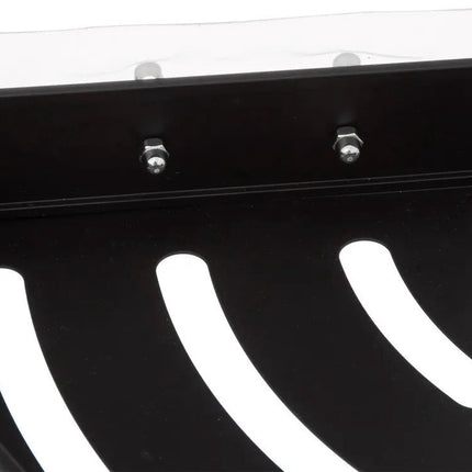 5Five Badkamer hoek organizer - zwart - metaal - zeep bakje met haakjes - 23 x 23 cm - douche rekje