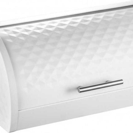 Klausberg 7541 - Stalen broodtrommel - wit - diamond