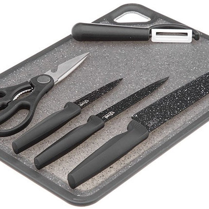 5 Five - Simply Smart - Snijplank Met Toebehoren - Grijs