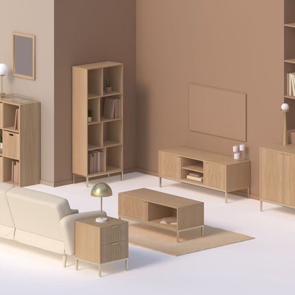 5Five Tasso Opbergmand - 31x30x31cm - Beige