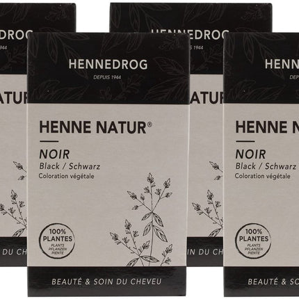 Henne Natur Black 100% Plantaardige Henna Haarverf Zonder PPD, PTD, Ammonia, Ammoniak, Peroxide, Waterstofperoxide etc. 90g