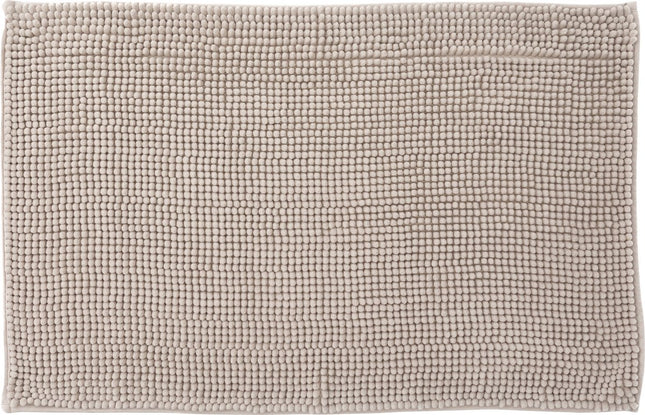 Atmosphera Badkamer kleedje/badmat voor de vloer - 50 x 80 cm - beige