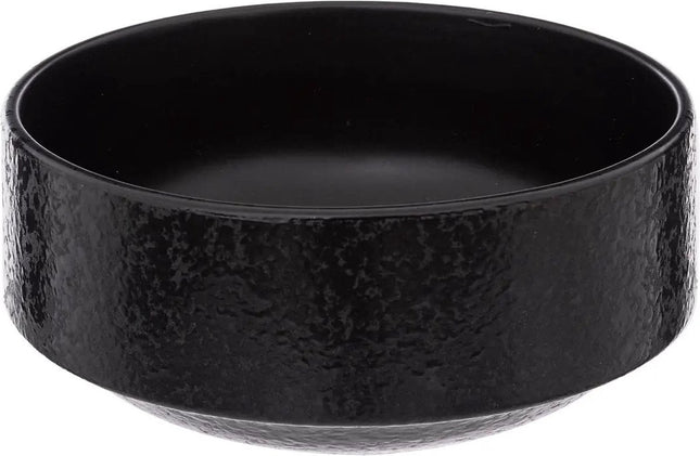 Secret de Gourmet Soepkommen/serveer schaaltjes - Loft - keramiek - D15 x H7 cm - antraciet - Stapelbaar