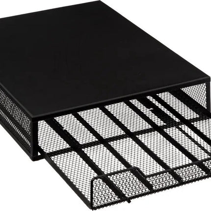 5five Koffie cup/capsule houder/dispenser - metaal - voor 60 cups - 26 x 35 x 7 cm