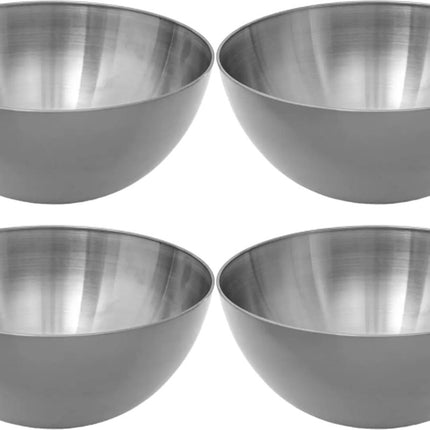 Secret de Gourmet - Slakommetjes/Schaaltjes - Set 8x - RVS - D19 cm